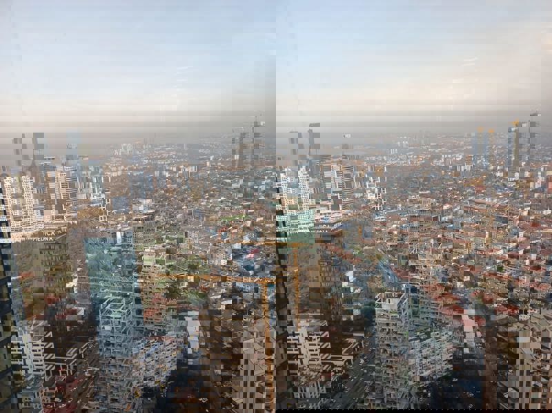 İSTANBUL BEŞİKTAŞ ÇİFTÇİ TOWERS KULE 2'DE SATILIK TRİPLEKS KONUT